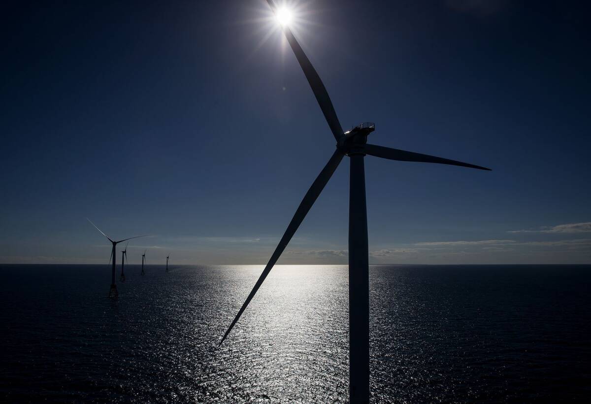 Turbines off Block Island, R.I. (Eric Thayer/Bloomberg News)