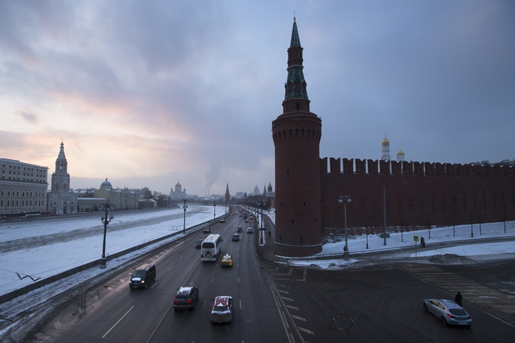 The Kremlin&nbsp;(Alexander Zemlianichenko/AP)</p>  