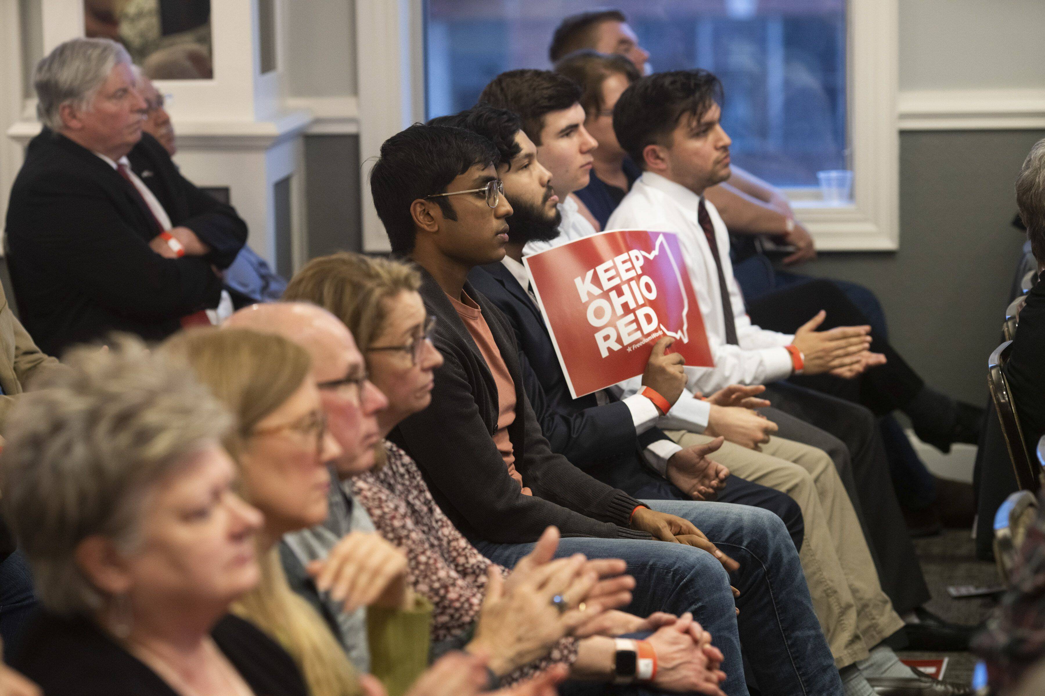 FreedomWorks Forum for Ohio's Republican Senate candidates on March 18 in Columbus. The forum was attended by candidates Matt Dolan, Mike Gibbons, Josh Mandel, Jane Timken and JD Vance. (Photo by Andrew Spear/Getty Images)