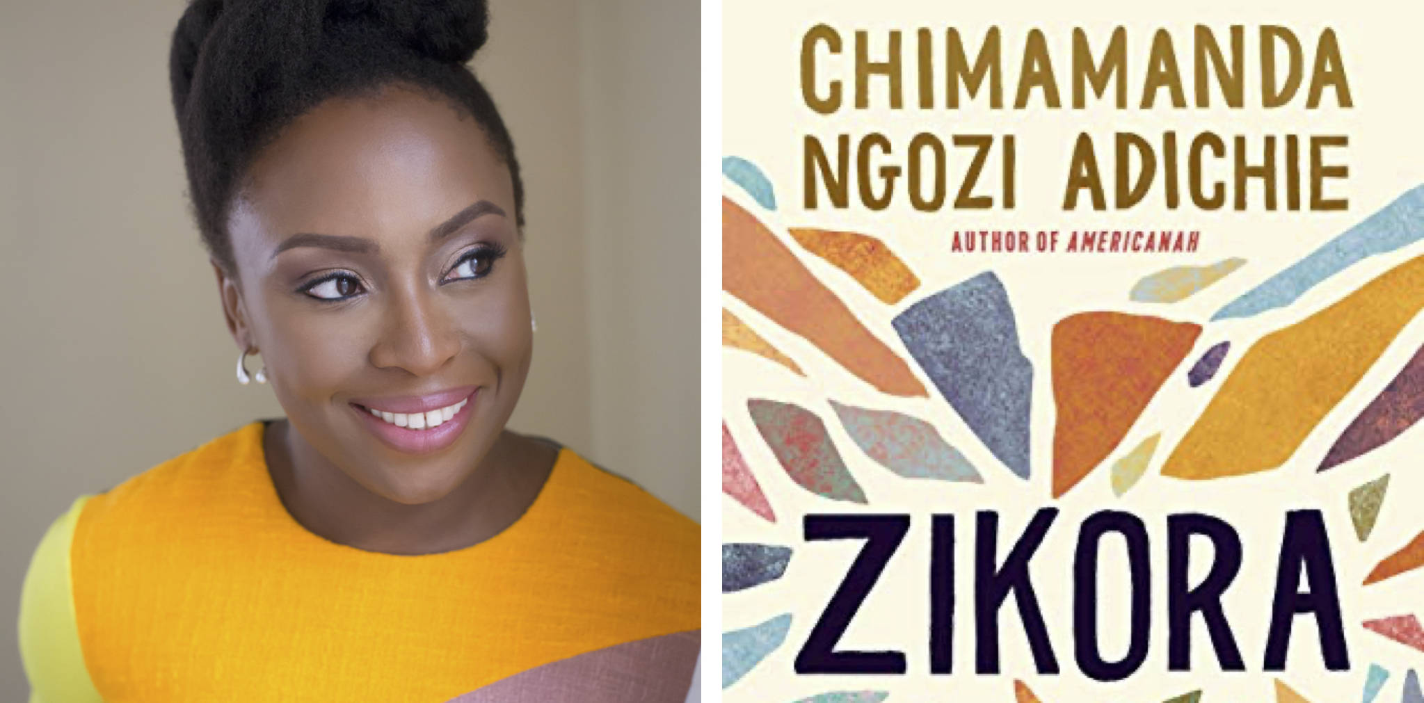 Chimamanda Ngozi Adichie (Photo by Wani Olatunde); Amazon Original Stories