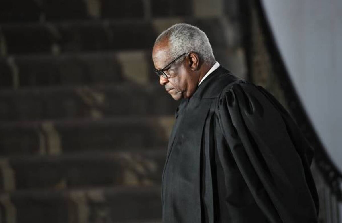 Justice Clarence Thomas called on the court to address the scope of Section 230. (Jonathan Newton/The Washington Post)