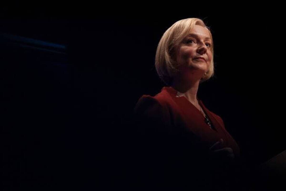 Liz Truss was the United Kingdom's prime minister for six weeks. (Hollie Adams/Bloomberg News)