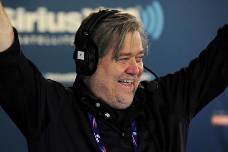 Stephen K. Bannon in Cleveland last month (Ben Jackson/Getty Images for SiriusXM)</p>