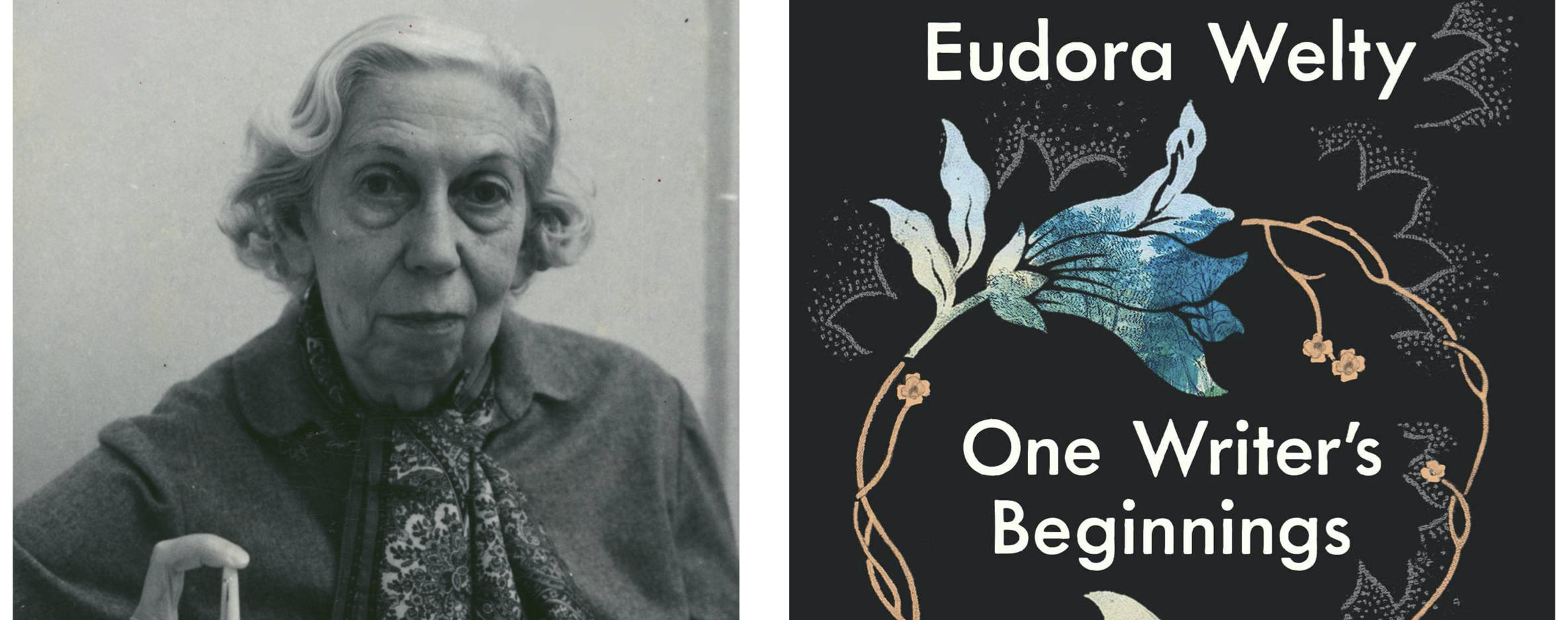 Eudora Welty (Photo by Bernard Gotfryd, 1980; the Bernard Gotfryd Photograph Collection at the Library of Congress); Scribner