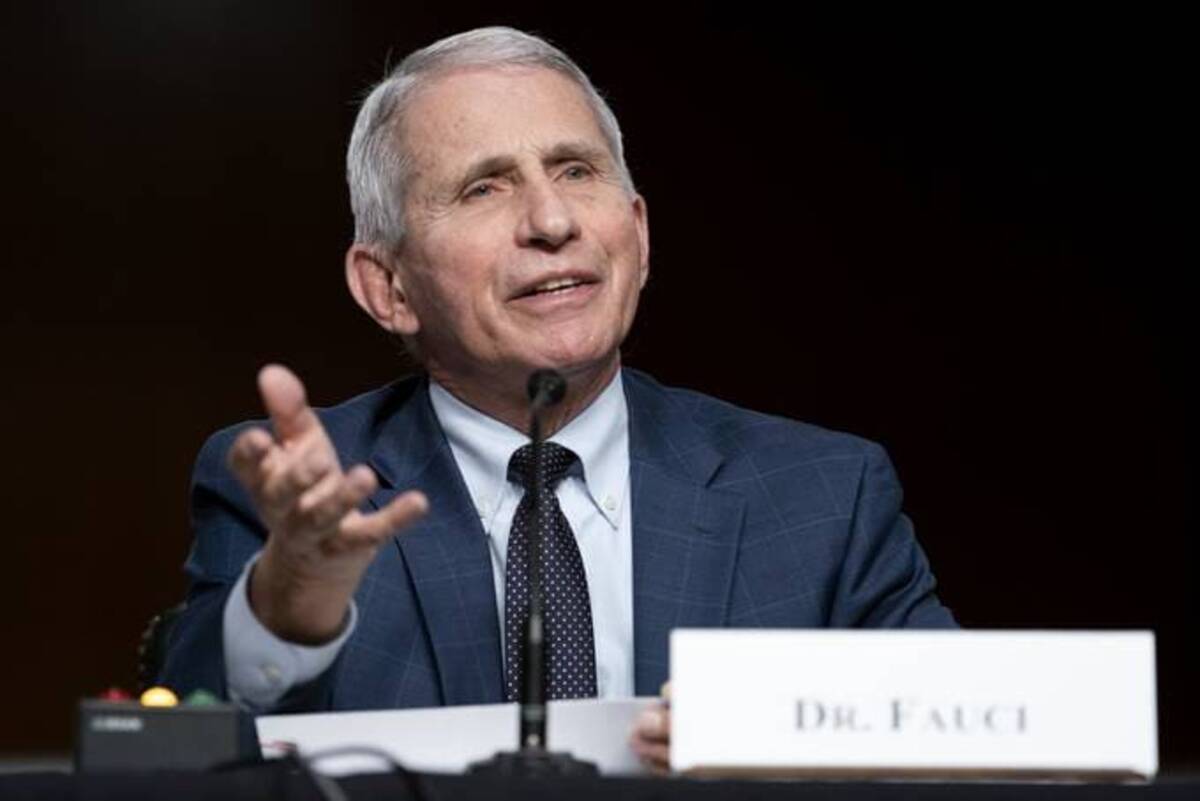 Anthony S. Fauci, the chief medical adviser to President Biden, offered his thoughts on the subvariant spreading across the United States. (Greg Nash/The Hill/Bloomberg News)