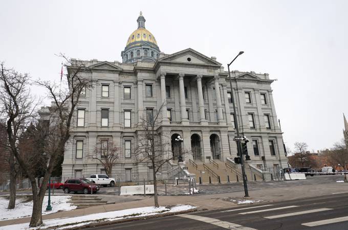 The Colorado State Capitol in Denver. (David Zalubowski/AP)