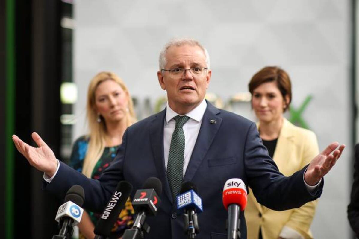 The proposal by Australian Prime Minister Scott Morrison could be introduced in the country's parliament in early 2022. (Matt Turner/EPA-EFE/Shutterstock)