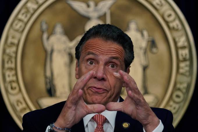 New York Gov. Andrew Cuomo (D) "sexually harassed multiple women," including employees, the state's attorney general Letitia James announced today. &nbsp;(Photo by TIMOTHY A. CLARY / AFP)&nbsp;