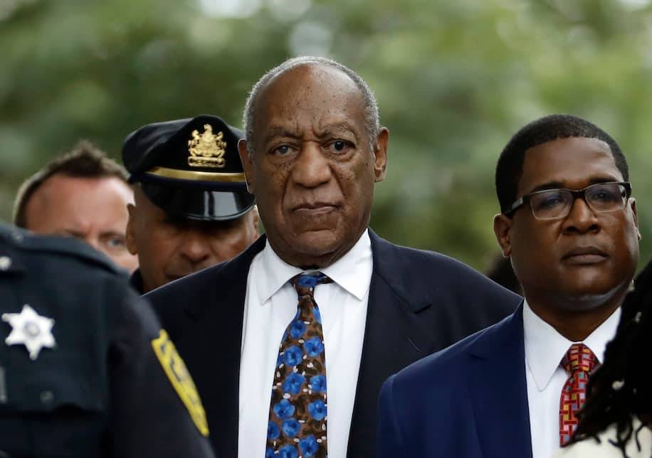 Bill Cosby leaves a sentencing hearing at the Montgomery County Courthouse in Norristown, Pa., in September 2018. (Matt Slocum/AP)