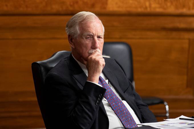 Sen. Angus King (I-Maine).&nbsp;(Michael Reynolds/EPA-EFE/Shutterstock)