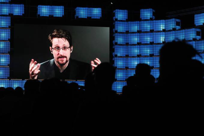 Snowden disclosed details about the GCHQ spying program. (Armando Franca/AP)