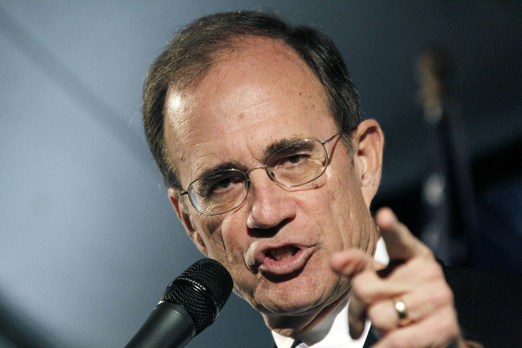 Mississippi Secretary of State Delbert Hosemann, a Republican, says he will not turn over information to the&nbsp;commission appointed by Donald Trump to investigate voter fraud. He said the commission can "go jump in the Gulf of Mexico." (Rogelio V. Solis/AP)</p>  