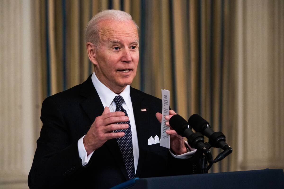 President Biden takes questions at the White House on March 28. (Demetrius Freeman/The Washington Post)