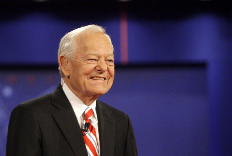 Bob Schieffer&nbsp;(Seth Wenig/AP)</p>  