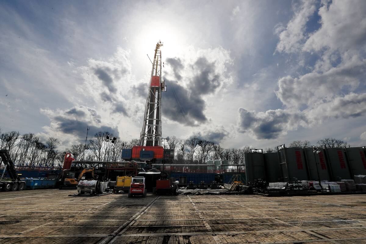 A shale gas drilling site in St. Mary's, Pa. (Keith Srakocic/AP)