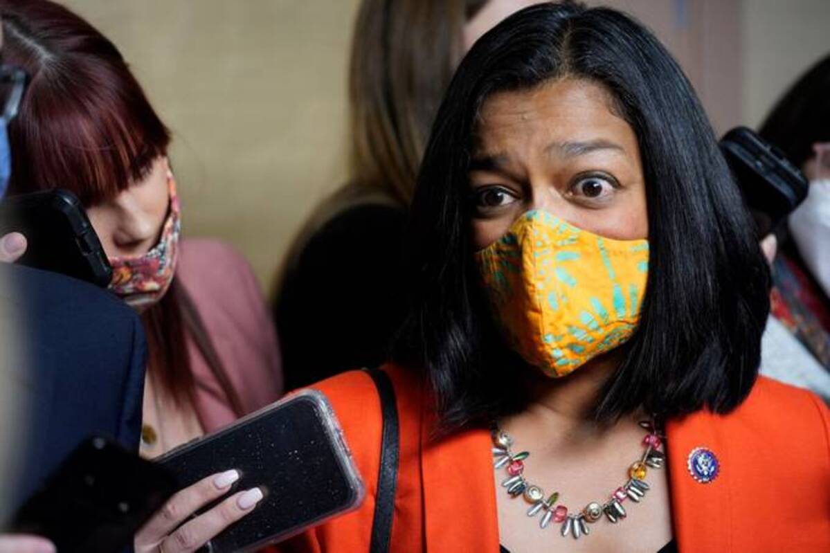 Rep. Pramila Jayapal (D-Wash.) says progressives like her have fought to get Biden's agenda 