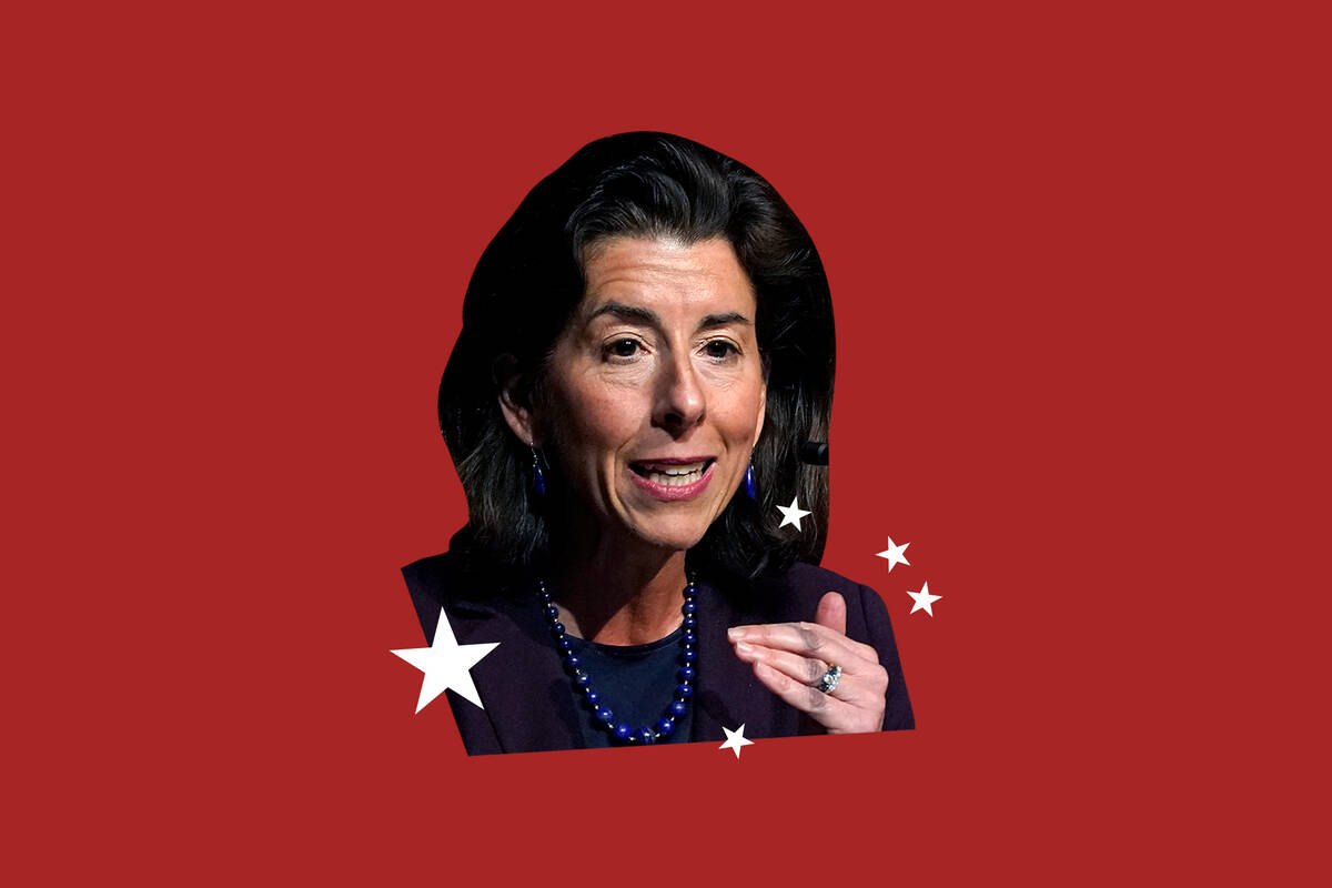 Commerce Secretary Gina Raimondo has taken a leading role in negotiations over a bill aimed at making the United States more economically competitive with China.