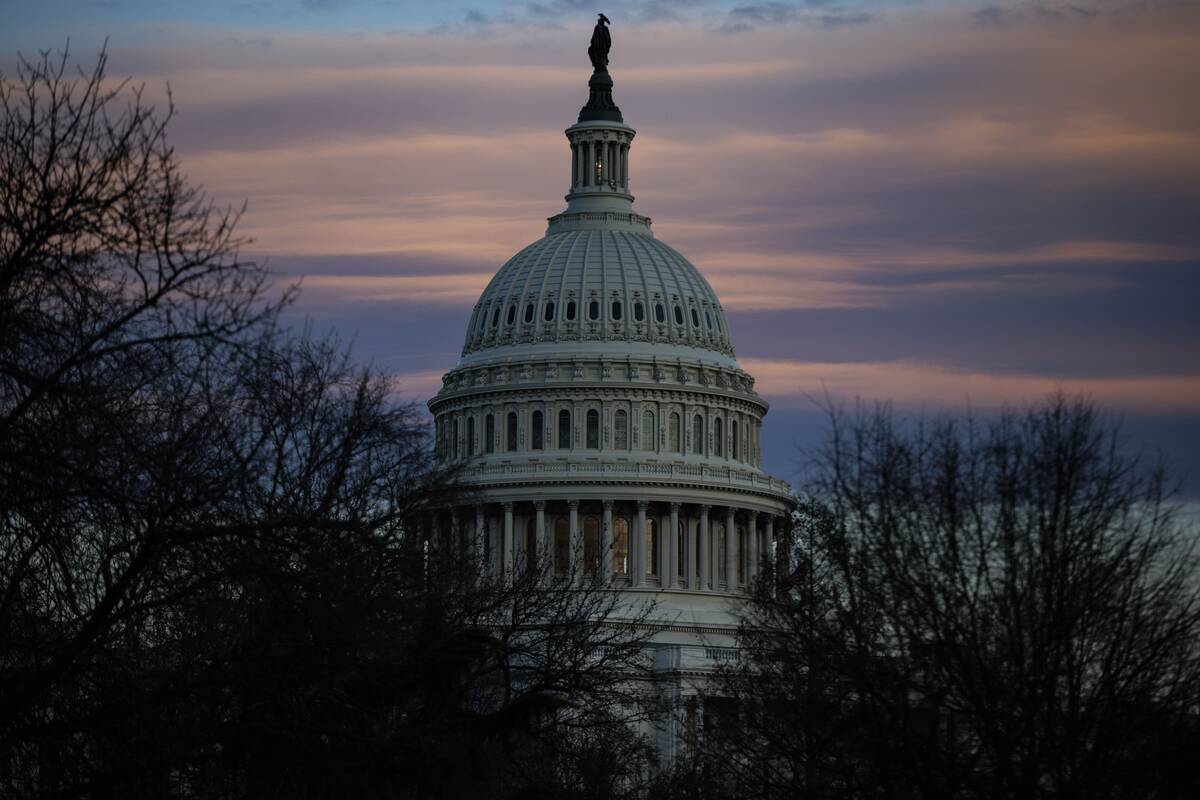 The U.S. Capitol building is seen at sunset on March 1. (Samuel Corum/Getty Images)