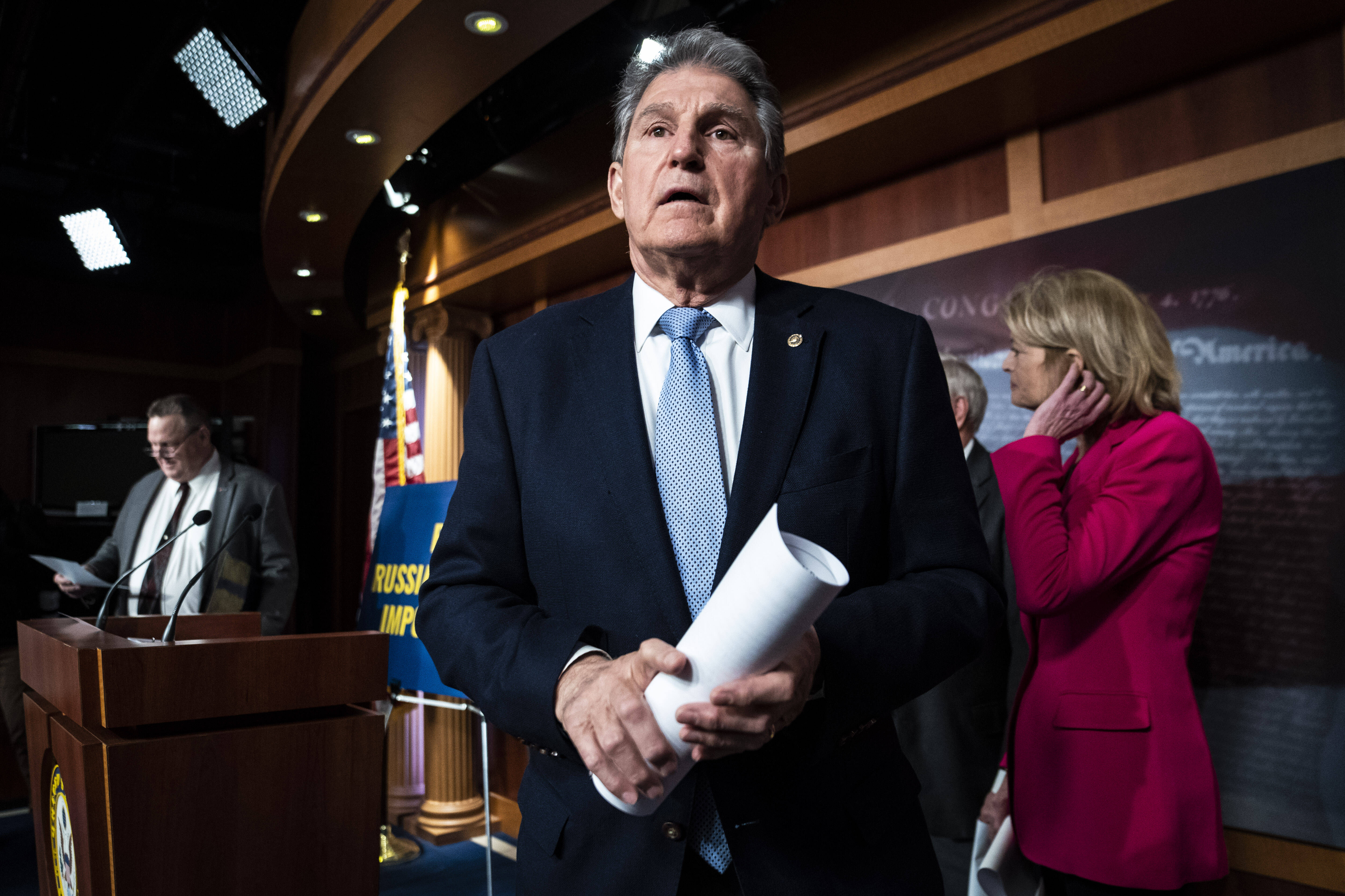 Sen. Joe Manchin III (D-W.Va.). (Jabin Botsford/The Washington Post)