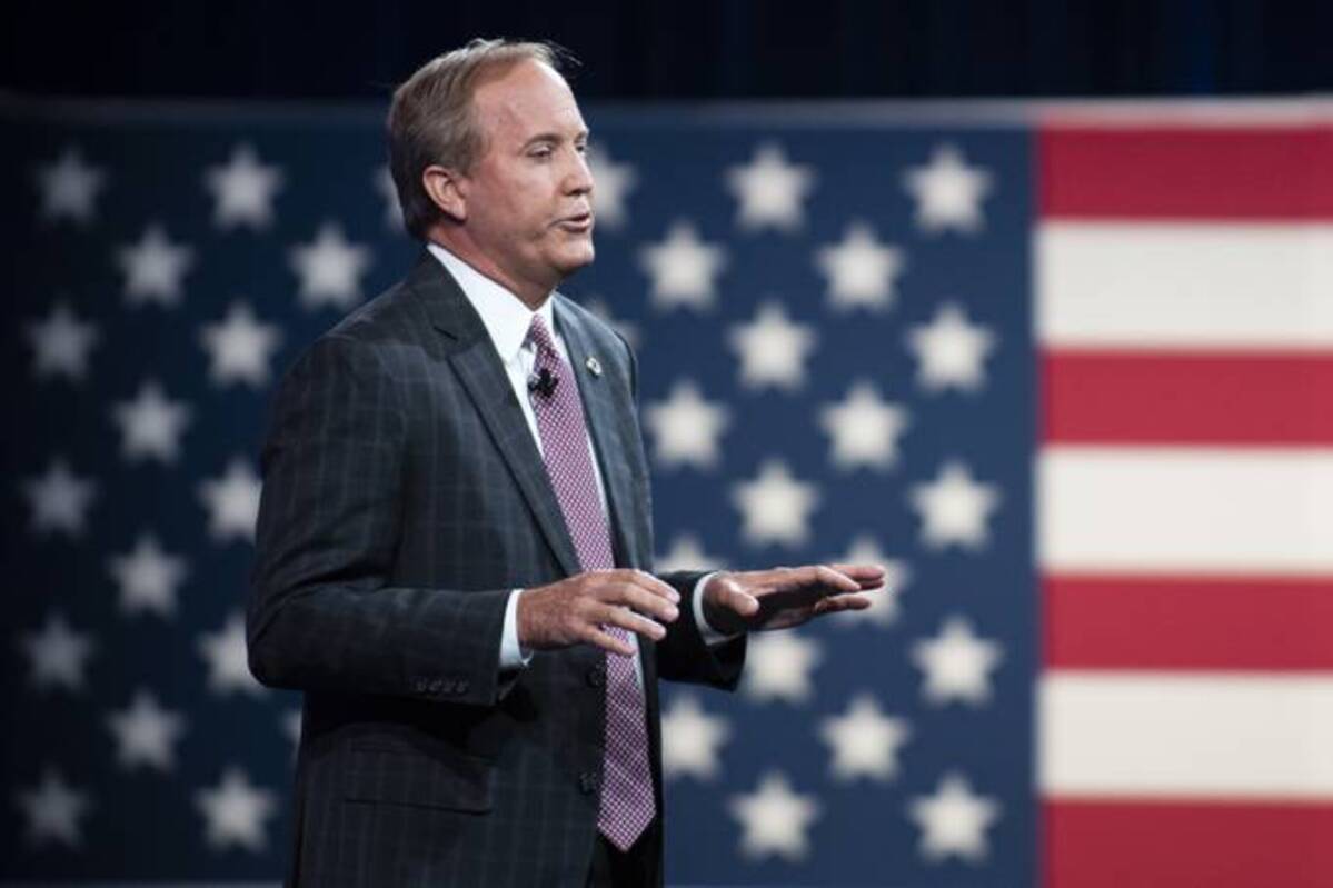 Texas Attorney General Ken Paxton (R) sued the Biden administration to block new guidance on emergency medical services for pregnant people. (Emil Lippe/The Washington Post)