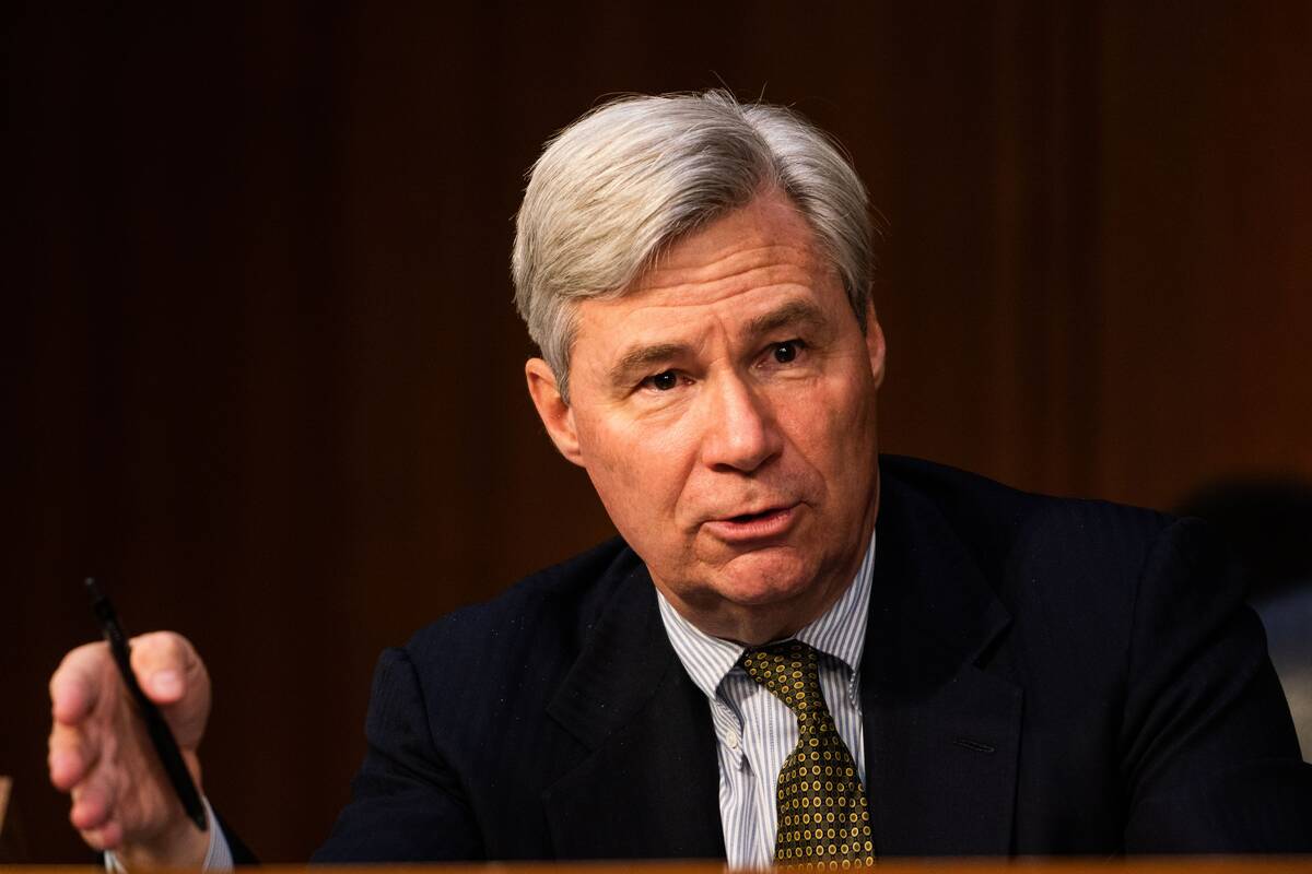 Sen. Sheldon Whitehouse (D-R.I.) on Capitol Hill last year. (Demetrius Freeman/The Washington Post)
