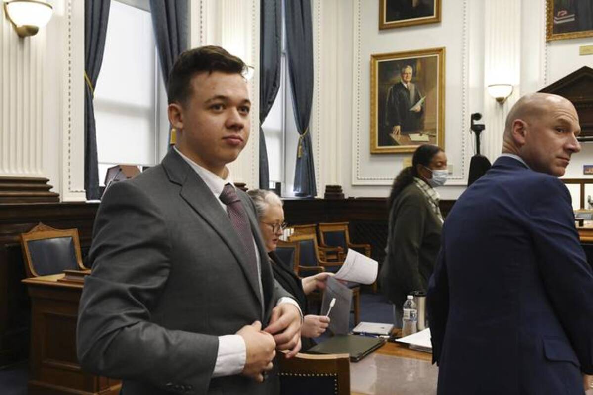 A jury acquitted Kyle Rittenhouse last month. (Mark Hertzberg/Pool/AP)