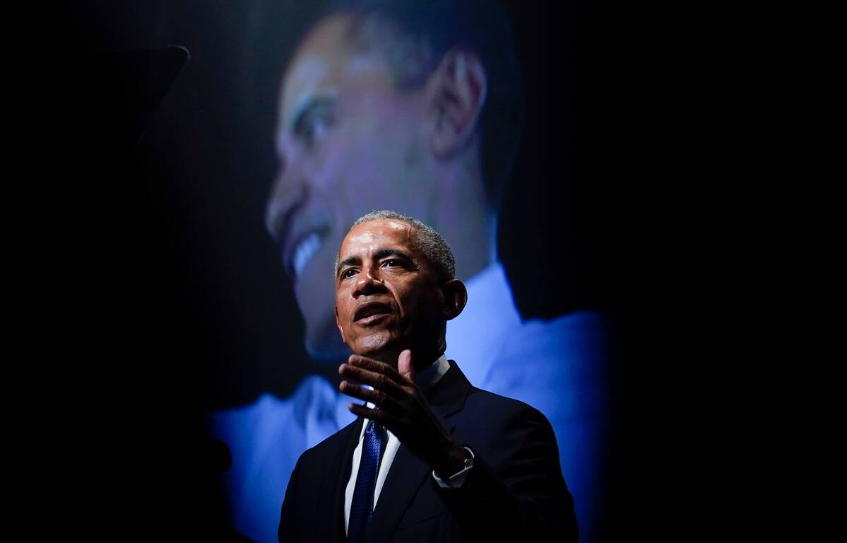 Former President Barack Obama speaks during a memorial service for former Senate Majority Leader Harry Reid in Las Vegas, on Jan. 8. (Susan Walsh/ AP Photo, File)