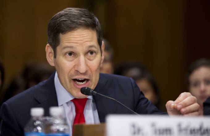 Former CDC director Tom Frieden testifies on Capitol Hill in Washington. (Manuel Balce Ceneta/AP)