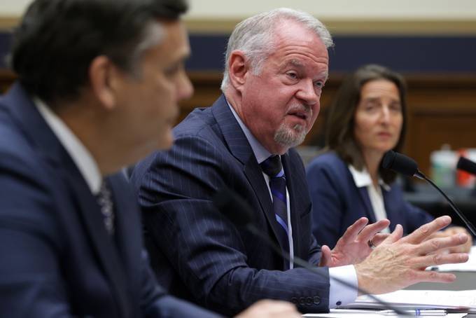 Microsoft executive Tom Burt told lawmakers that the company gets thousands of the secret requests every year. (Alex Wong/Getty Images)