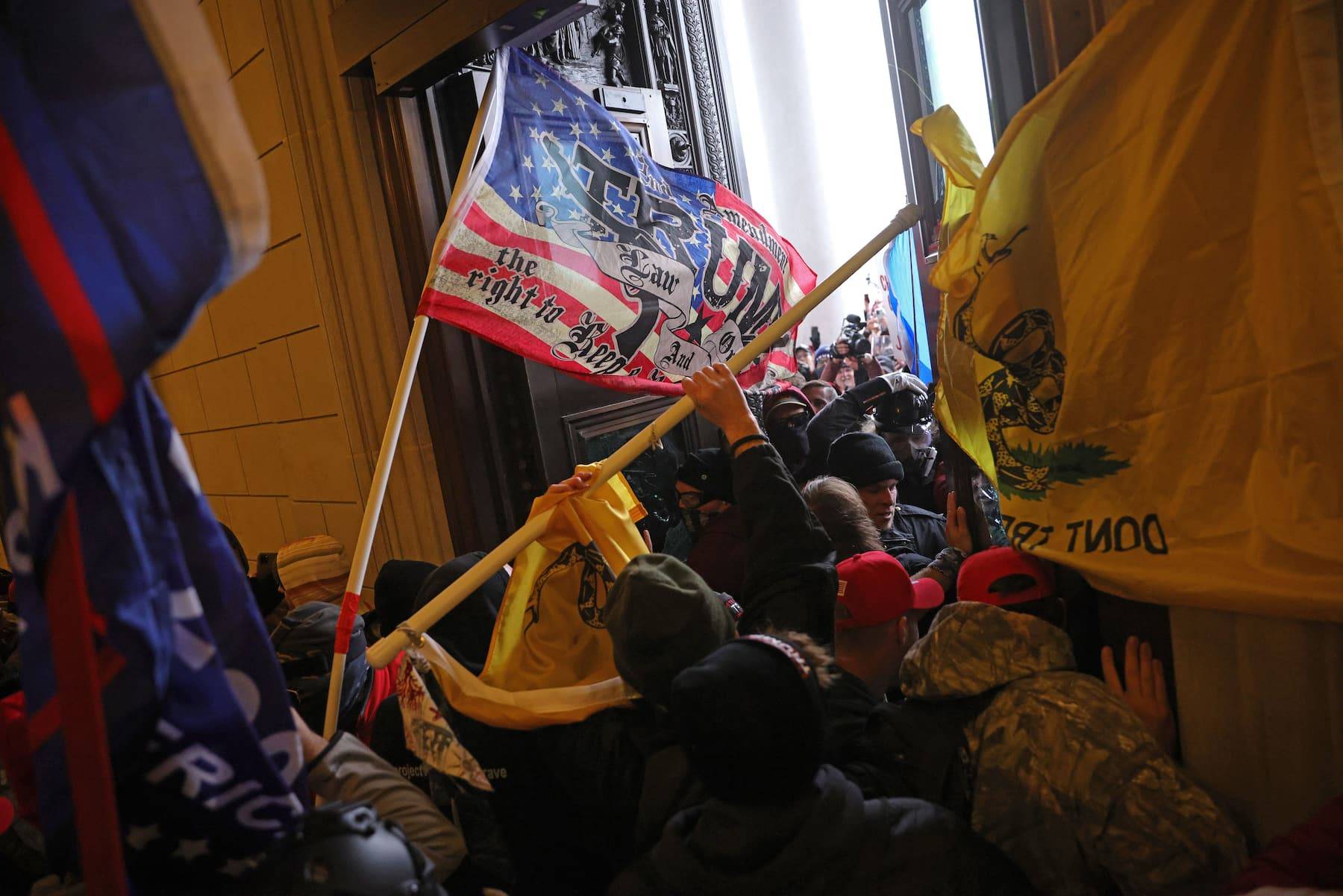 A pro-Trump mob breaks into the Capitol building on Jan. 6. (Win McNamee/Getty Images)&nbsp;