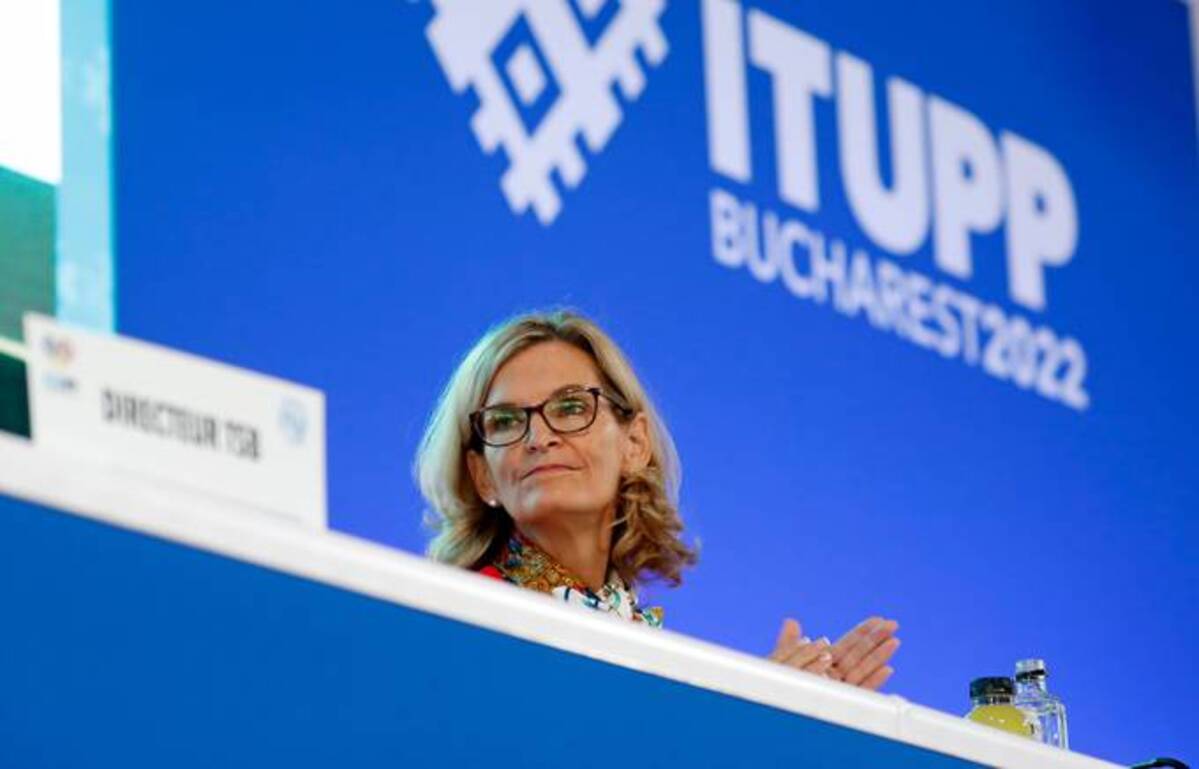 Doreen Bogdan-Martin faced off against a Russian candidate for the ITU's secretary general post. (Robert Ghement/EPA-EFE/Shutterstock)