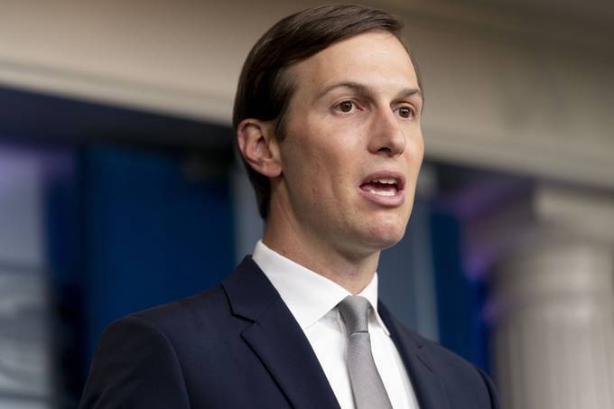White House senior adviser Jared Kushner in August 2020, speaking at a press briefing at the White House. (AP Photo/Andrew Harnik, File)
