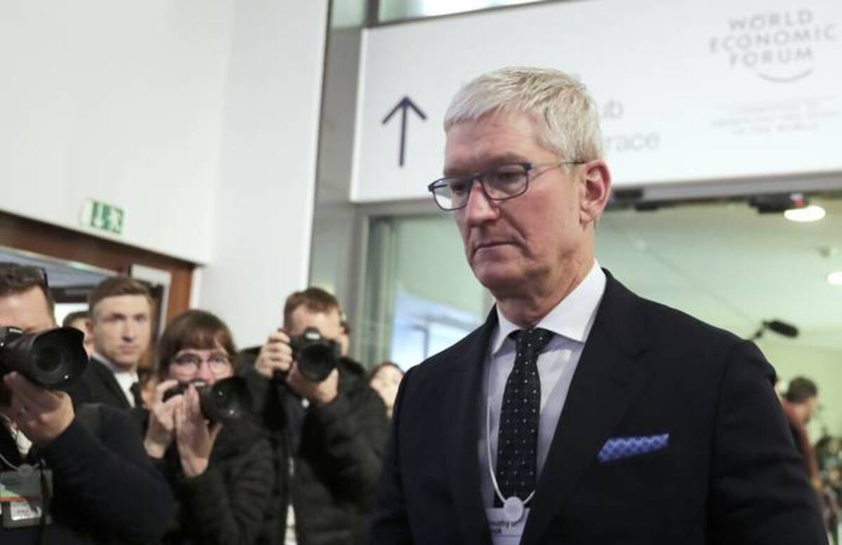 Apple CEO Tim Cook has called lawmakers to raise concerns about the bills. (Markus Schreiber/AP)