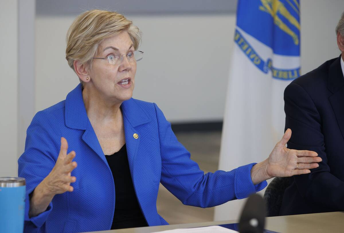 Sen. Elizabeth Warren (D-Mass.). (Gunther/EPA-EFE/Shutterstock)