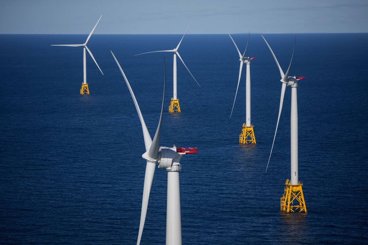 A wind farm off Block Island, R.I. (Eric Thayer/Bloomberg News)