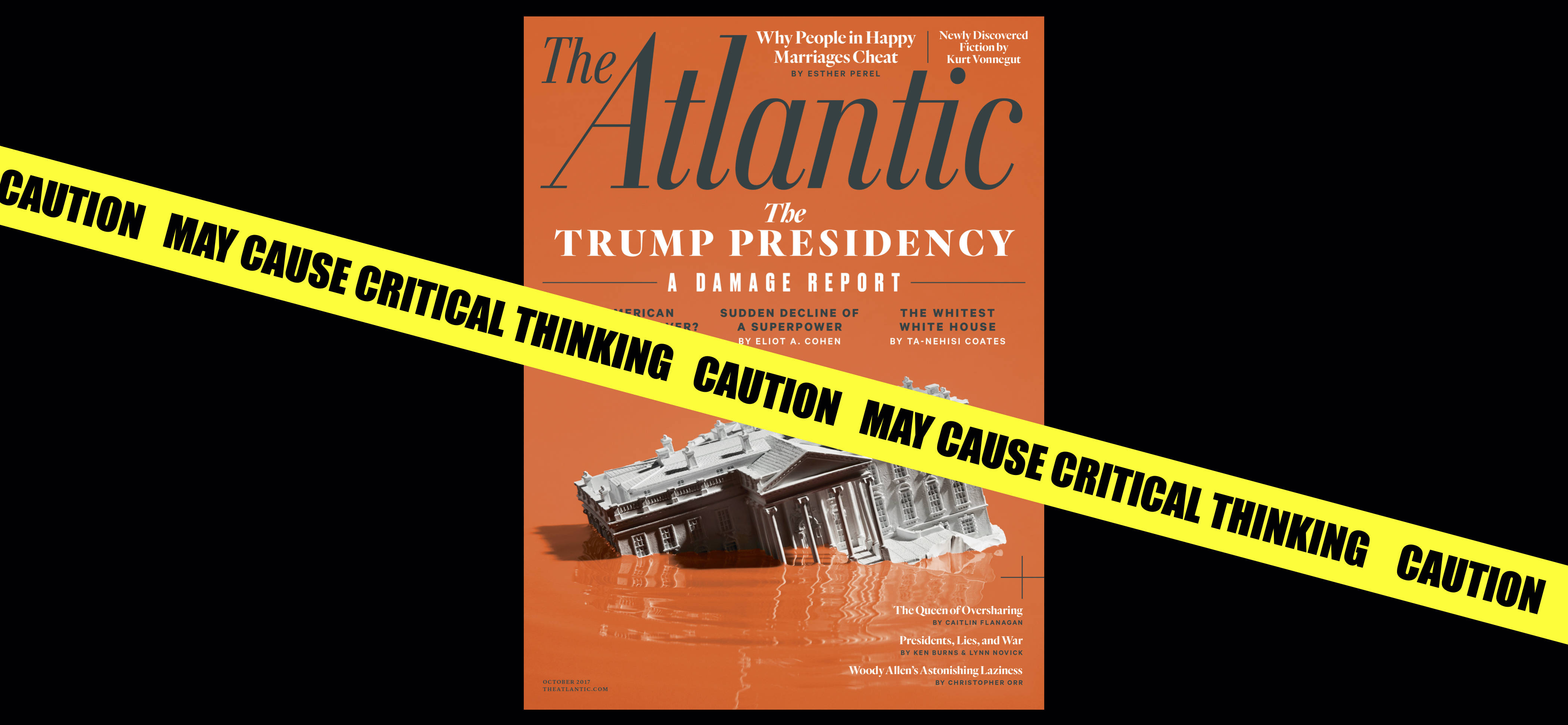 The Atlantic magazine: corrupting youth since 1857. (Cover courtesy of The Atlantic; photo illustration by Ron Charles/The Washington Post)
