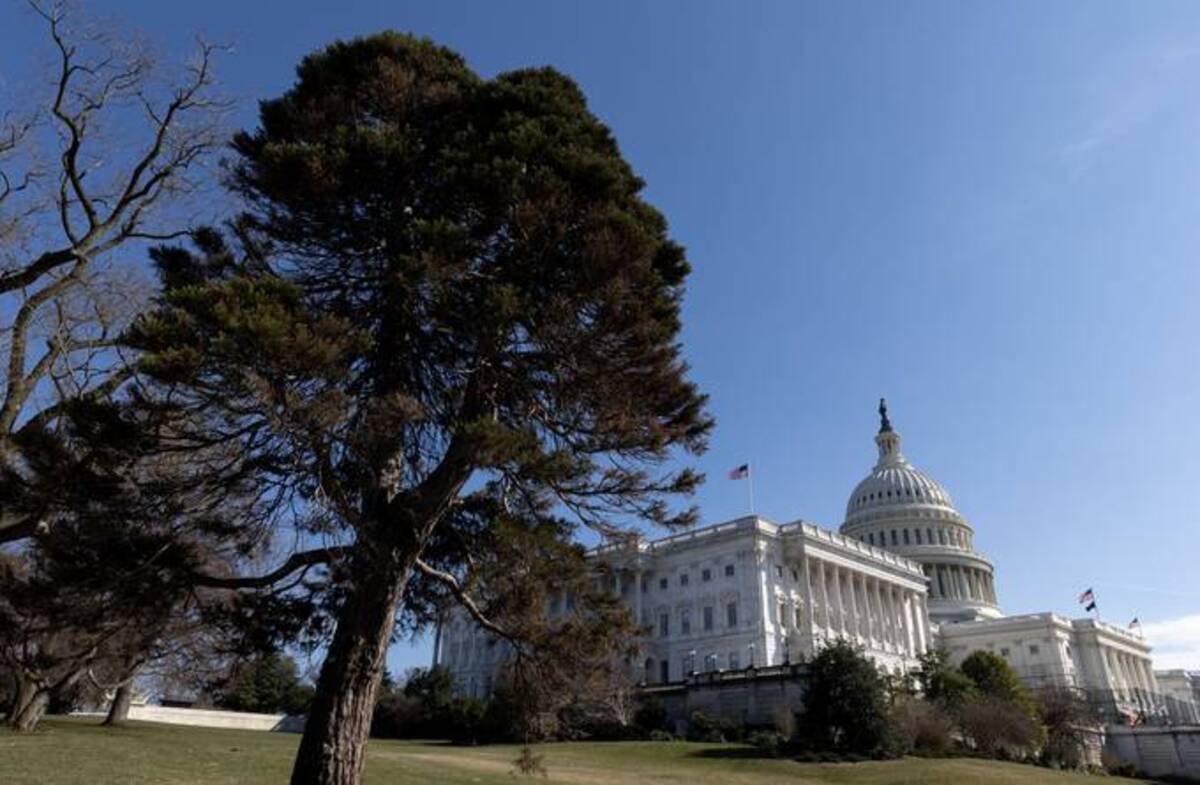 The U.S. Capitol in Washington, D.C., U.S., on Wednesday, March 2, 2022. Photographer: Julia Nikhinson/Bloomberg