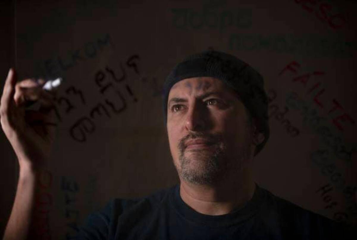 Vaughn Smith poses for portrait photographs in Washington, D.C., on Feb. 17. (Astrid Riecken/The Washington Post)