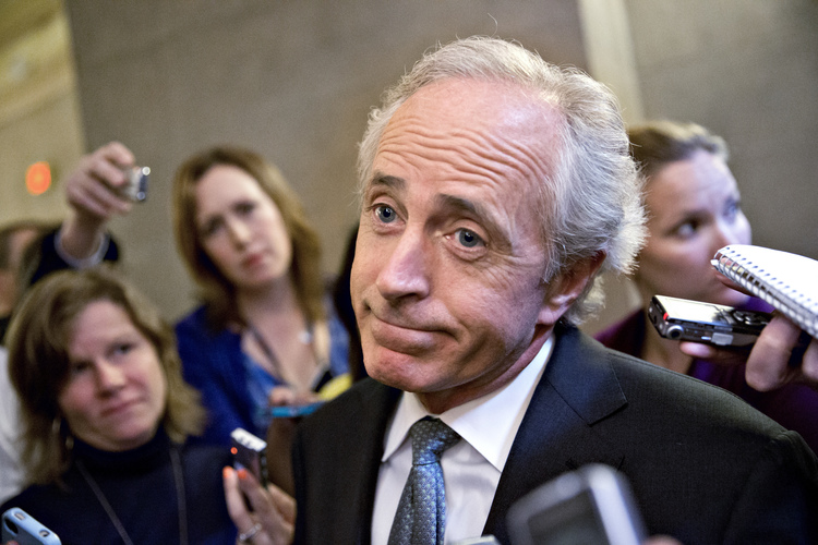 Bob Corker doesn't think he'll get State. (J. Scott Applewhite/AP)</p>  