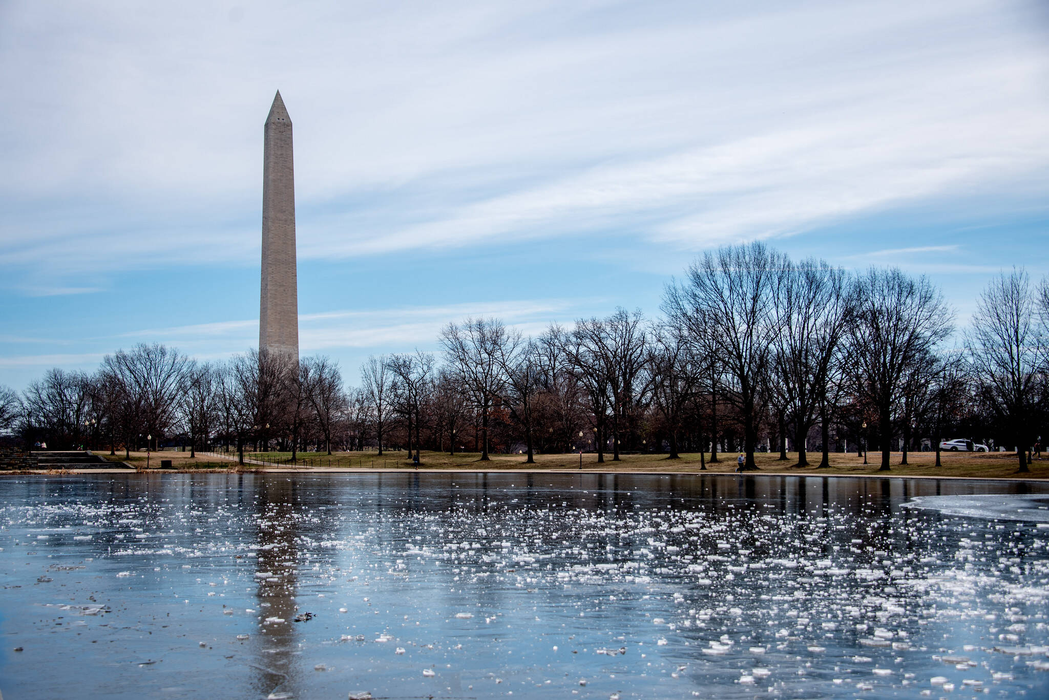 Constitution Gardens in Washington on Sunday.