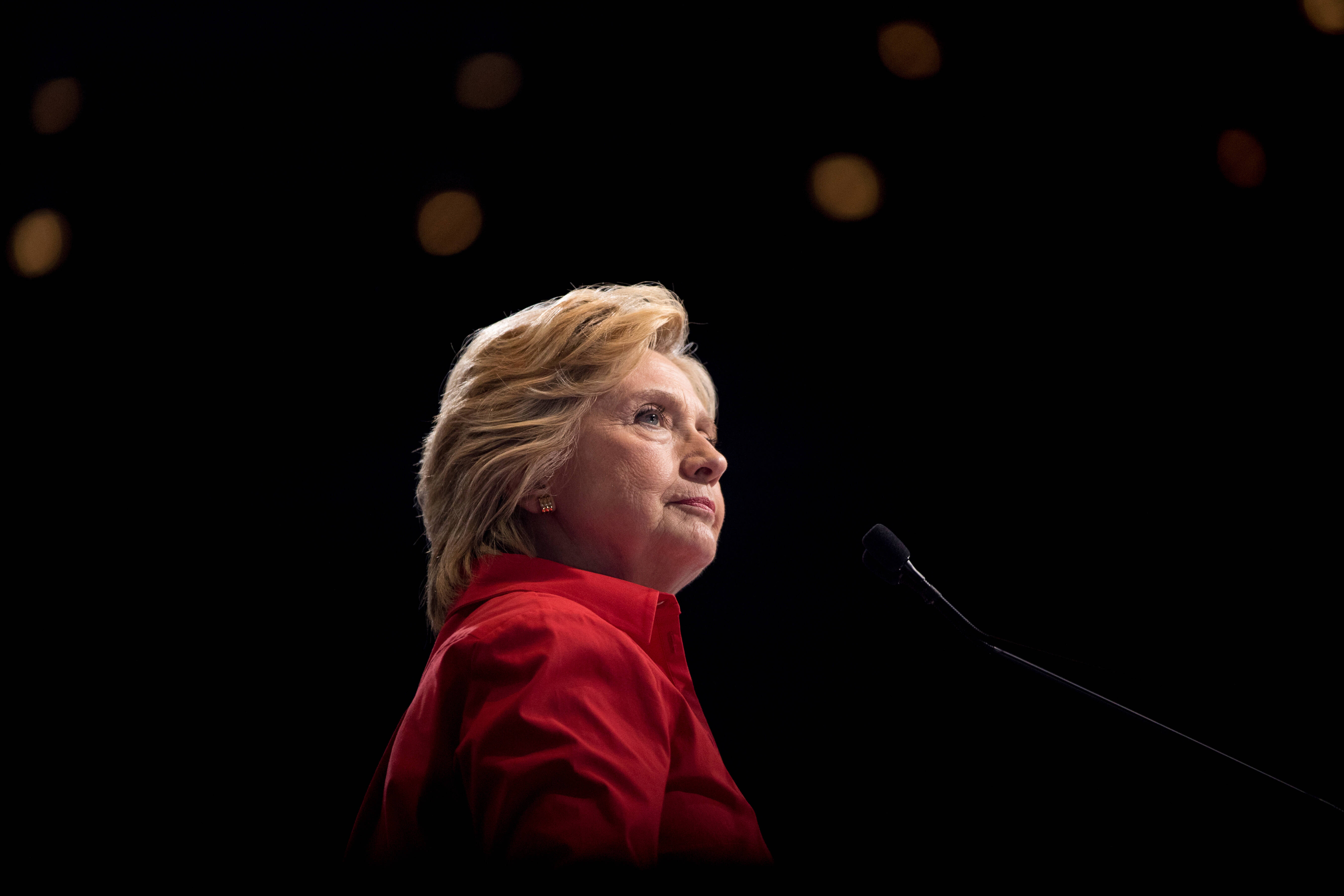 Hillary Clinton in July 2016. (Andrew Harnik/AP)