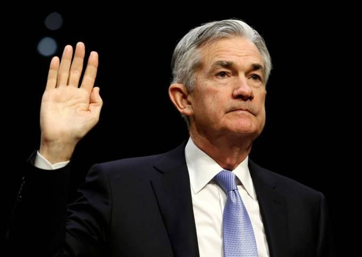 Jerome H. Powell is sworn in before the Senate Banking, Housing and Urban Affairs Committee on his nomination to become chair of the U.S. Federal Reserve in 2017. (Joshua Roberts/Reuters)