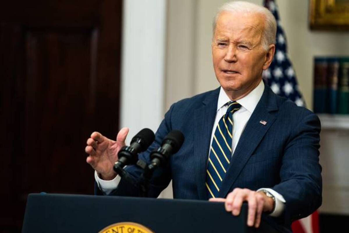 President Biden, seen here in a file photo, said in March that Russian President Vladimir Putin should be expelled from the Group of 20 and barred from its economic policy summit in mid-November. (Photo by Demetrius Freeman/The Washington Post)
