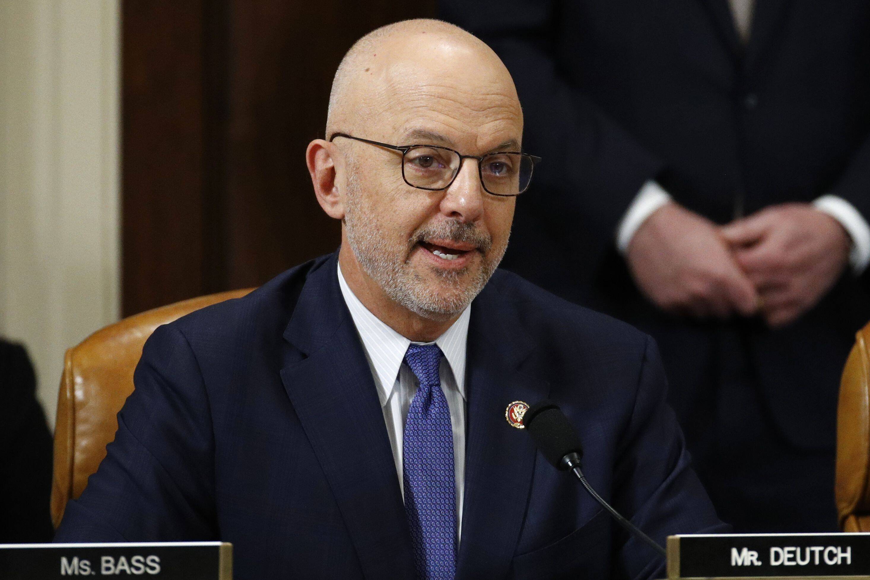 Rep. Ted Deutch (D-Fla.) speaks during a House Judiciary Committee meeting on Dec. 13, 2019, on Capitol Hill. (Patrick Semansky/AP)