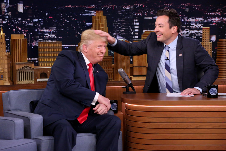 The Donald appeared on "The Tonight Show" with Jimmy Fallon last night. (In the videos of the day section, we have the highlights.)</p>