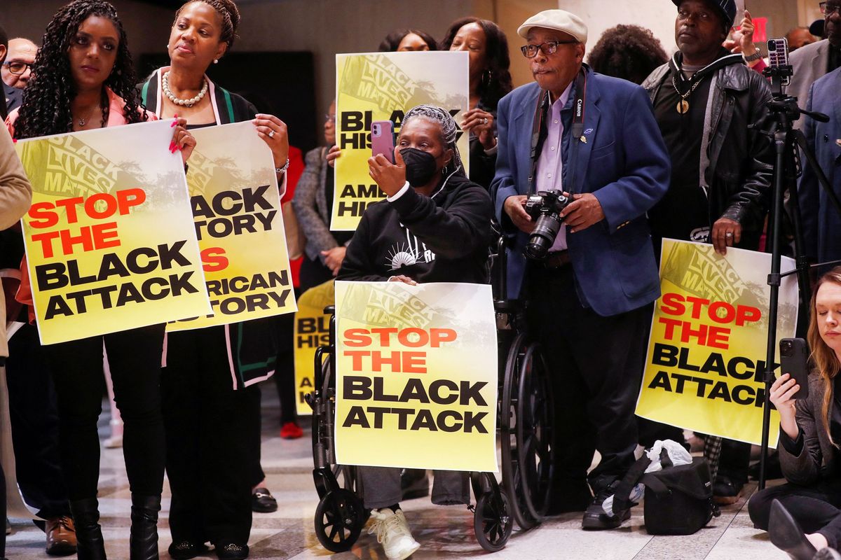 Florida leaders and community activists react to speeches during the