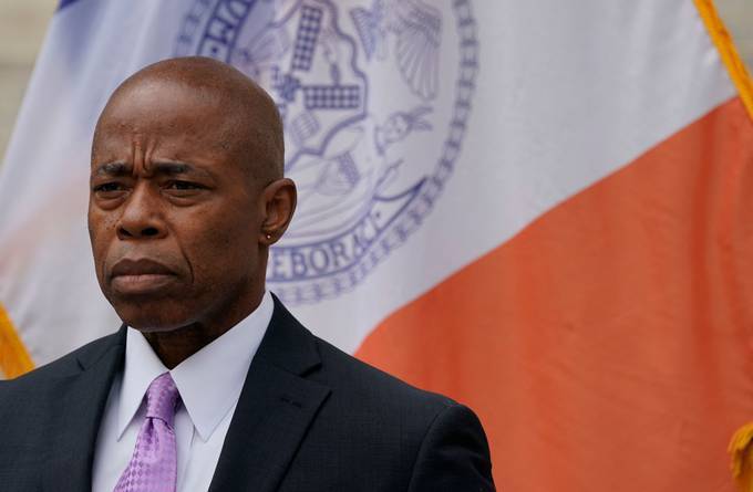 Brooklyn Borough President Eric Adams. (Photo by TIMOTHY A. CLARY/AFP via Getty Images)