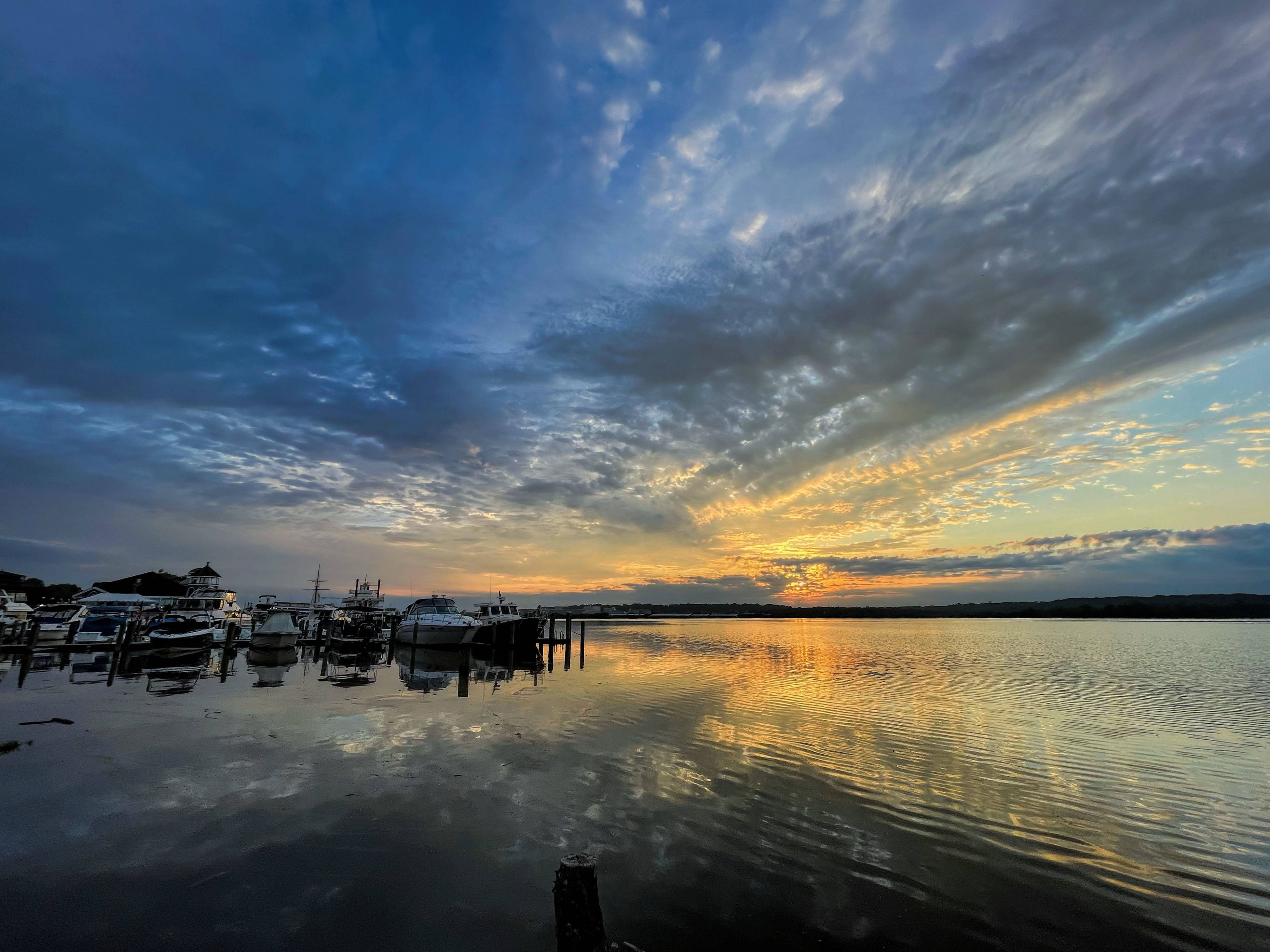 A postcard sunrise Tuesday morning from Alexandria, Va. (Lee M./Flickr)