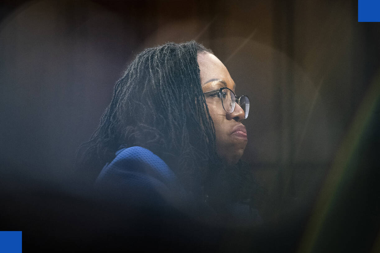 Supreme Court nominee Ketanji Brown Jackson. (Jabin Botsford/The Washington Post)