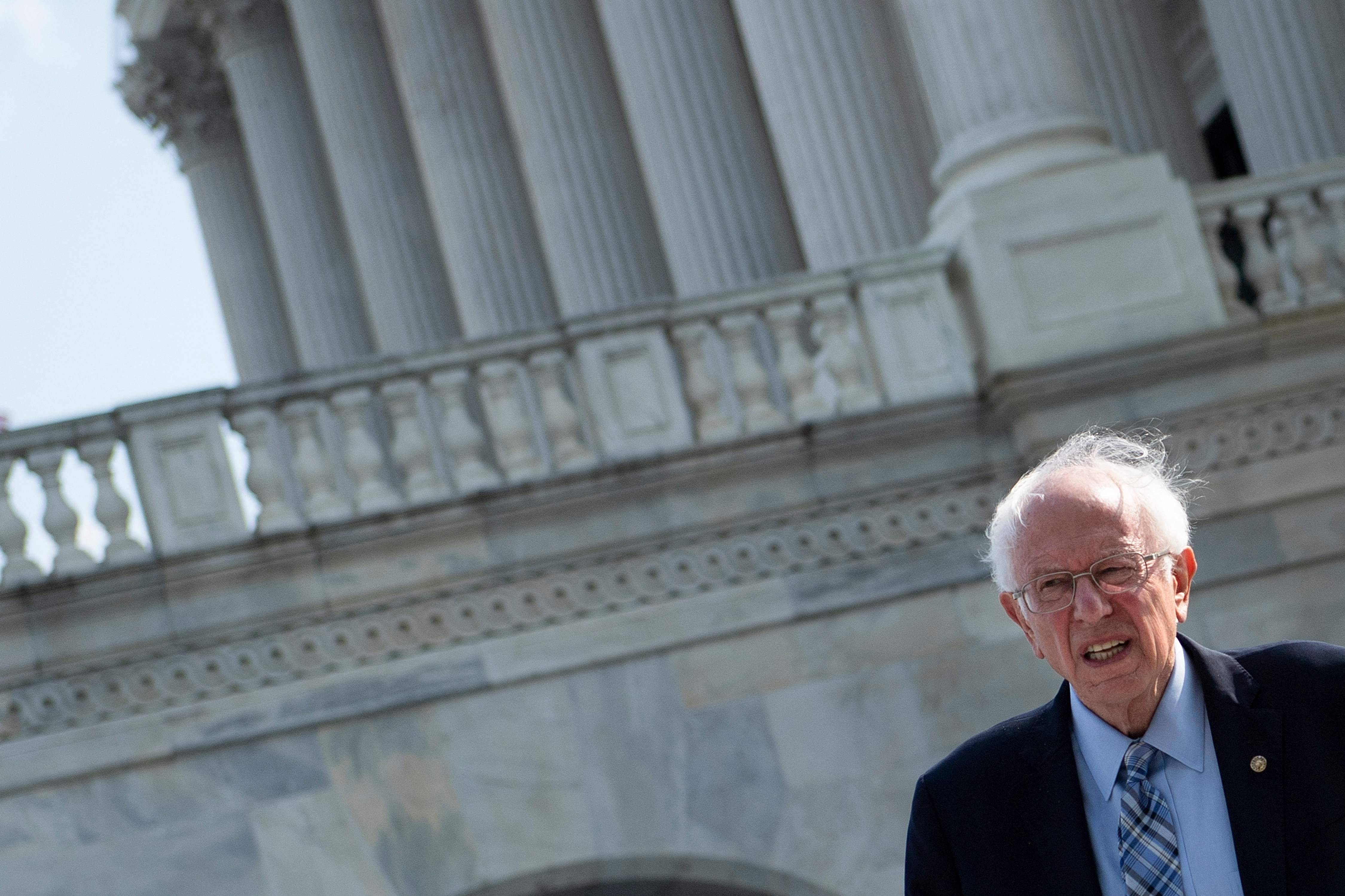 Democrats are moving to expand government in the vision of Sen. Bernie Sanders (I-Vt.) (BRENDAN SMIALOWSKI/AFP via Getty Images)